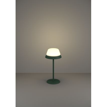 Eglo - LED RGBW Dimmable touch outdoor lamp 2in1 LED/1,5W/5V 2600 mAh IP54 green
