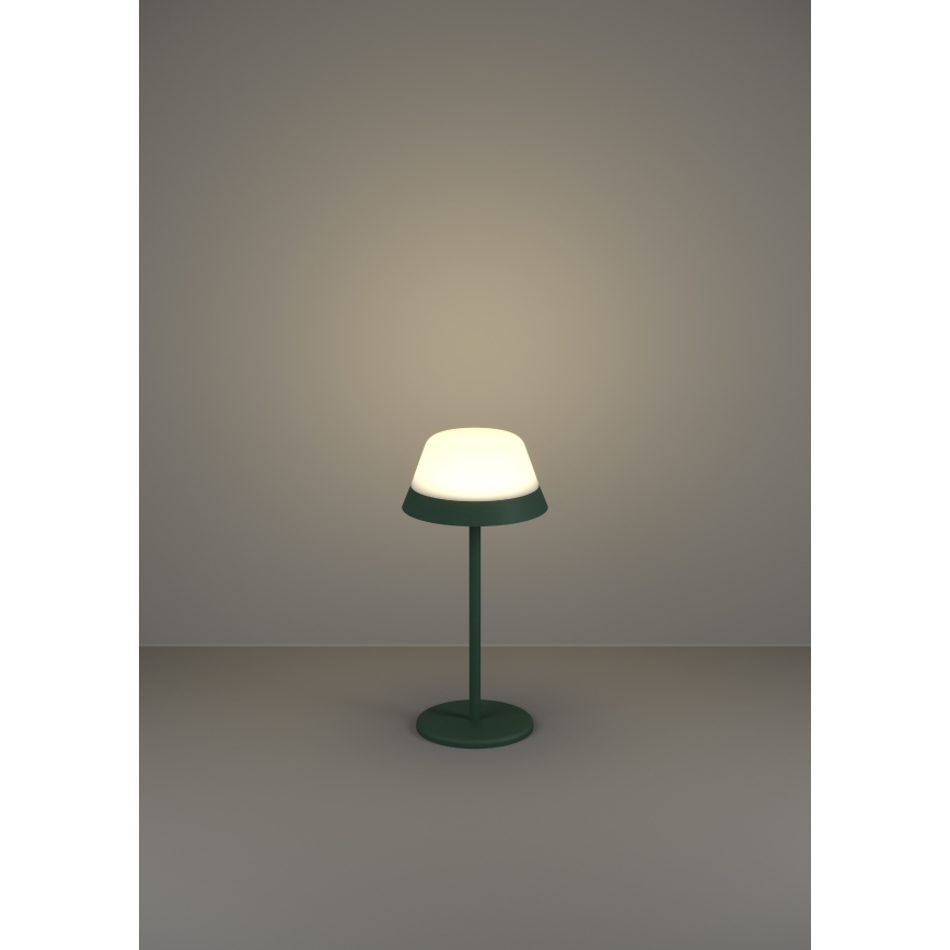 Eglo - LED RGBW Dimmable touch outdoor lamp 2in1 LED/1,5W/5V 2600 mAh IP54 green