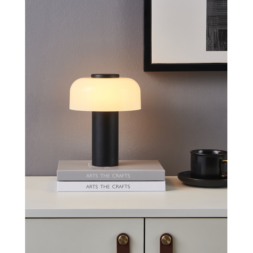 Eglo - LED Dimmable touch outdoor lamp LED/2,25W/5V 2400-4000K 5200 mAh IP44 black/white