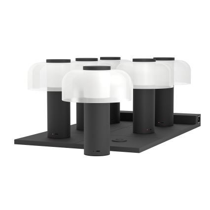Eglo - LED Dimmable touch outdoor lamp LED/2,25W/5V 2400-4000K 5200 mAh IP44 black/white