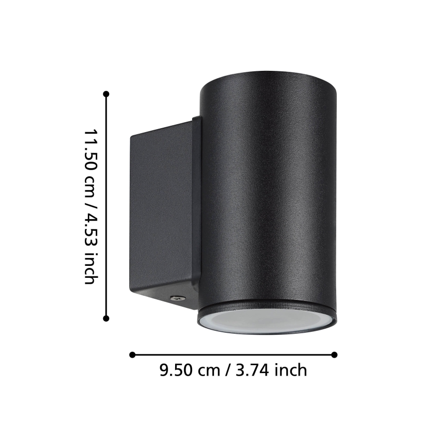 Eglo - LED Outdoor wall light 1xGU10/2,8W/230V IP44