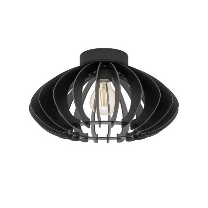 Eglo - Ceiling light 1xE27/40W/230V d. 38 cm black