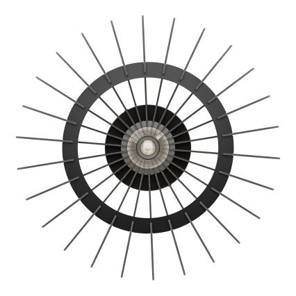 Eglo - Ceiling light 1xE27/40W/230V d. 45 cm black