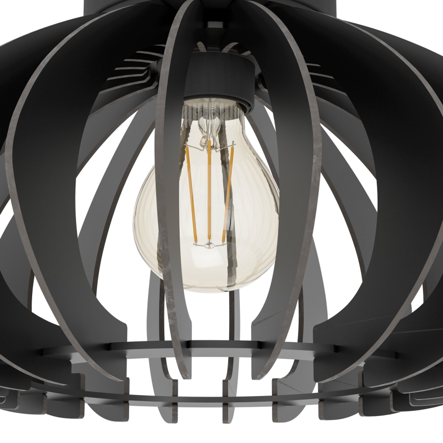 Eglo - Ceiling light 1xE27/40W/230V d. 45 cm black