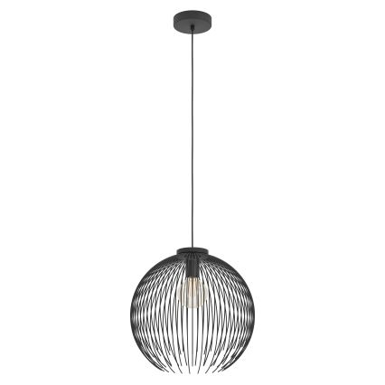 Eglo - Chandelier on a string 1xE27/40W/230V black