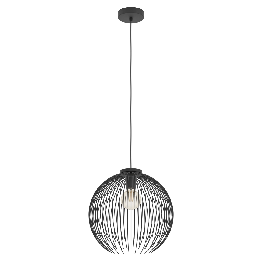 Eglo - Chandelier on a string 1xE27/40W/230V black