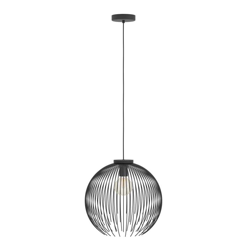 Eglo - Chandelier on a string 1xE27/40W/230V black