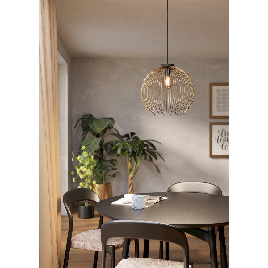 Eglo - Chandelier on a string 1xE27/40W/230V gold