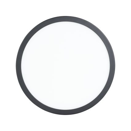 Eglo - LED ceiling light with motion sensor LED/20.5W/230V 3000K black Ø 28.5 cm