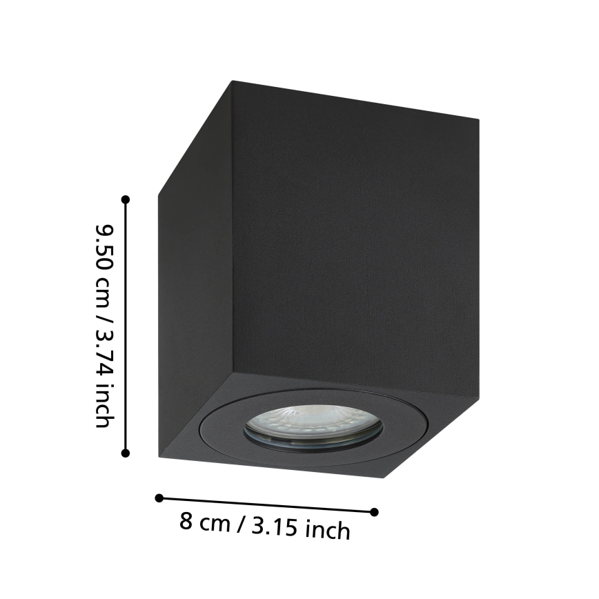 Eglo - Outdoor spotlight 1xGU10/5W/230V 8x8cm IP44