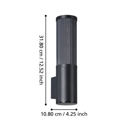 Eglo - Outdoor wall light 1xE27/15W/230V IP54