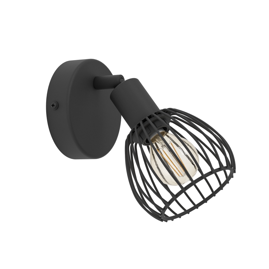 Eglo - Wall light 1xE14/40W/230V black