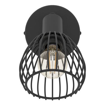 Eglo - Wall light 1xE14/40W/230V black