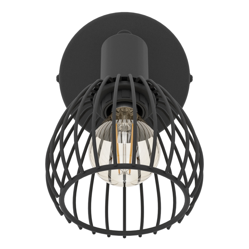 Eglo - Wall light 1xE14/40W/230V black