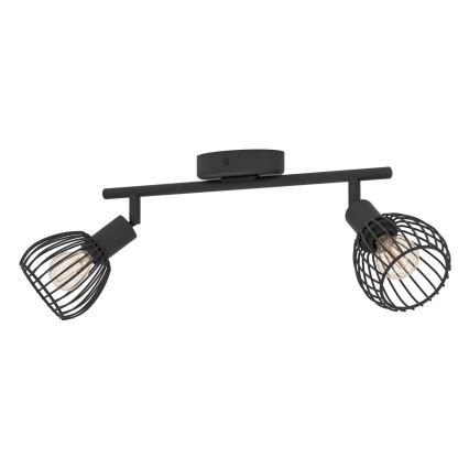 Eglo - Spotlight 2xE14/40W/230V black