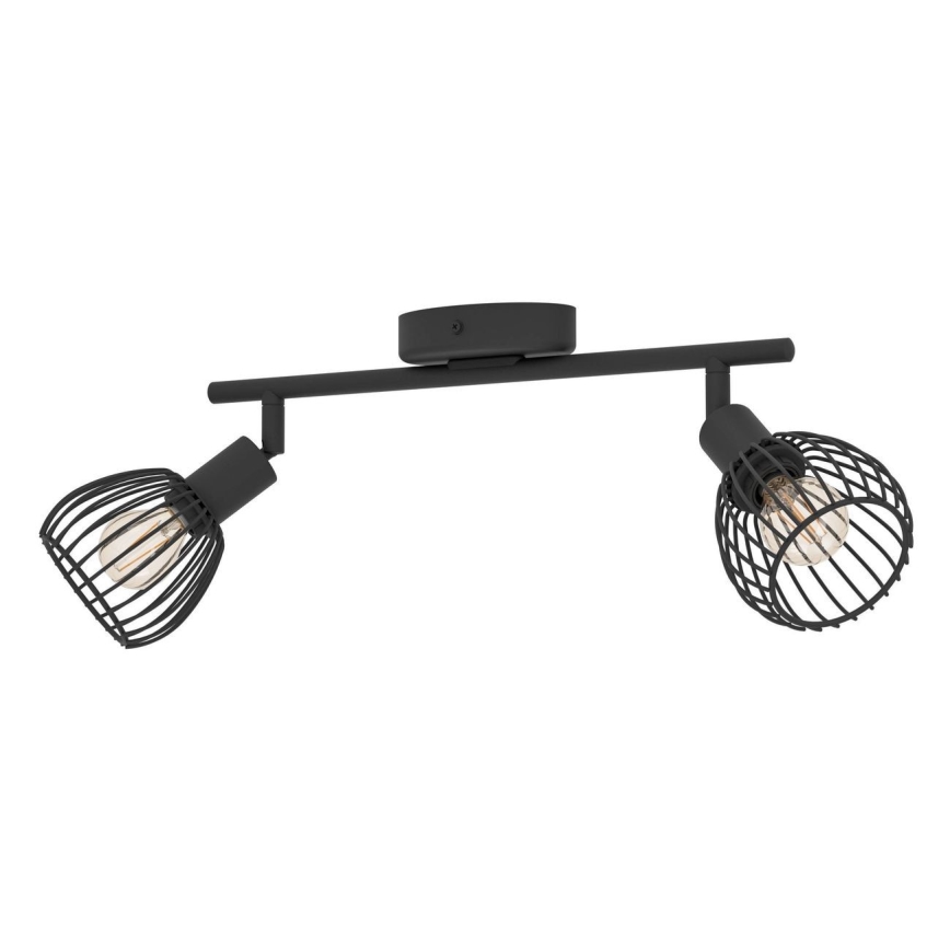 Eglo - Spotlight 2xE14/40W/230V black