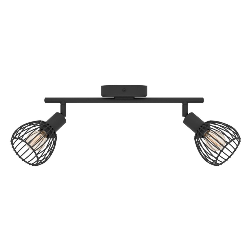 Eglo - Spotlight 2xE14/40W/230V black