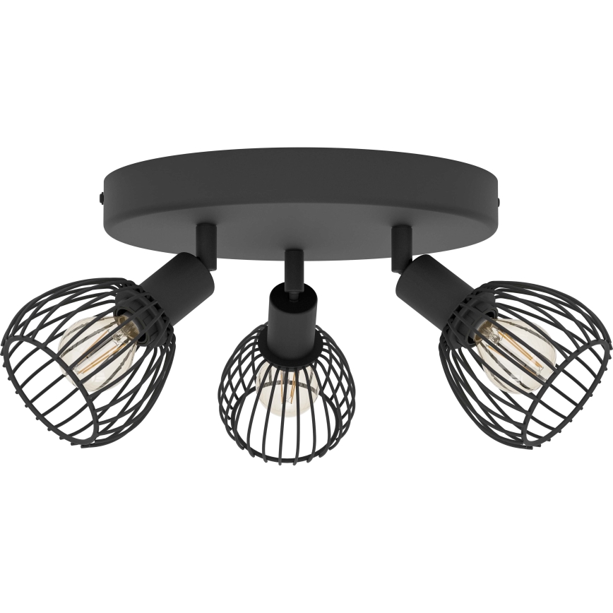Eglo - Spotlight 3xE14/40W/230V black
