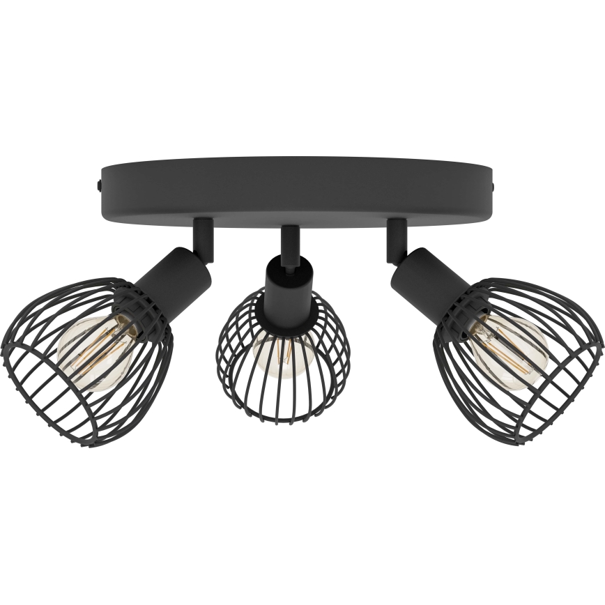 Eglo - Spotlight 3xE14/40W/230V black