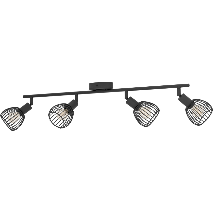 Eglo - Spotlight 4xE14/40W/230V black