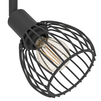 Eglo - Spotlight 4xE14/40W/230V black
