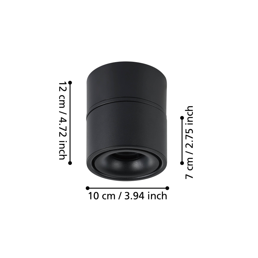 Eglo - LED Spotlight LED/8W/230V 3000K black