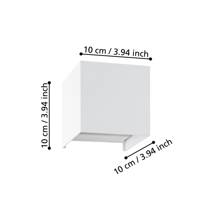 Eglo - LED Wall light 2xLED/1,5W/230V 3000K white