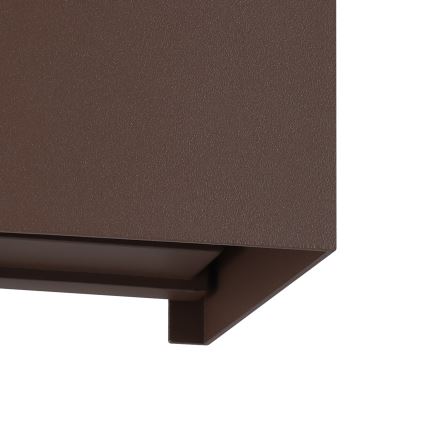 Eglo - LED Outdoor wall light 2xLED/2,8W/230V IP54 brown