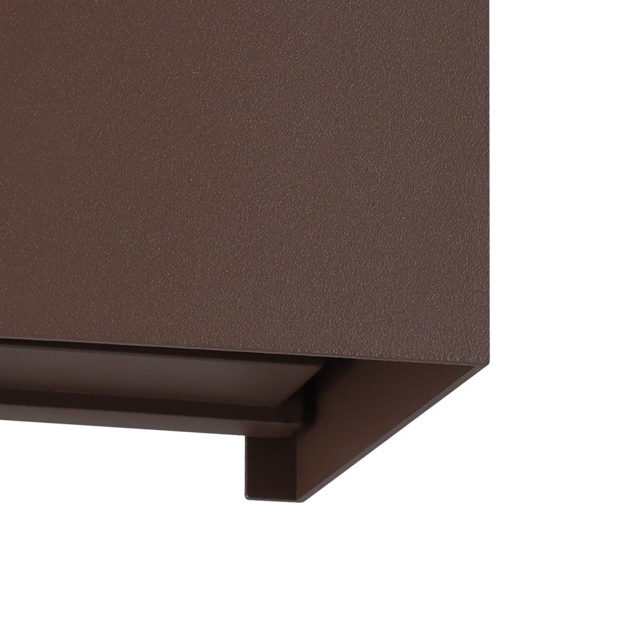 Eglo - LED Outdoor wall light 2xLED/2,8W/230V IP54 brown