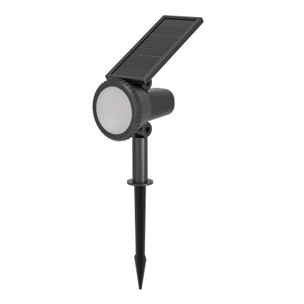 Eglo - LED RGBW Dimmable solar lamp LED/3W/4,5V IP44 black + remote control