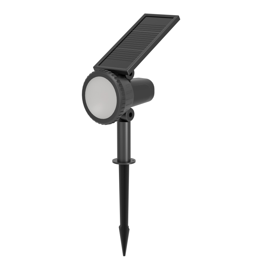 Eglo - LED RGBW Dimmable solar lamp LED/3W/4,5V IP44 black + remote control