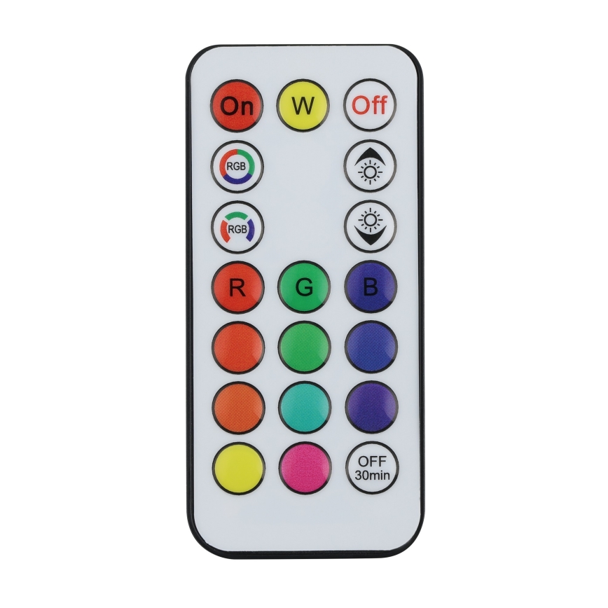 Eglo - LED RGBW Dimmable solar lamp LED/3W/4,5V IP44 black + remote control