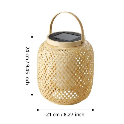 Eglo - LED Solar table lamp LED/3,3W/3,7V 1800 mAh IP44