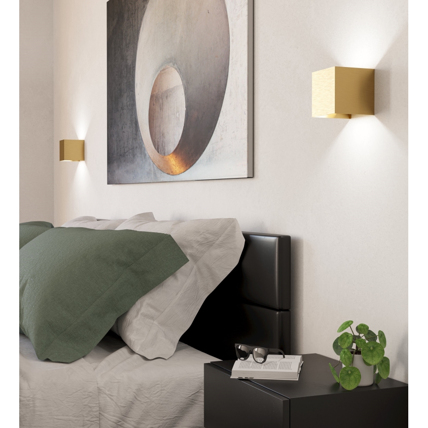 Eglo - LED Wall light 2xLED/1,5W/230V 3000K gold