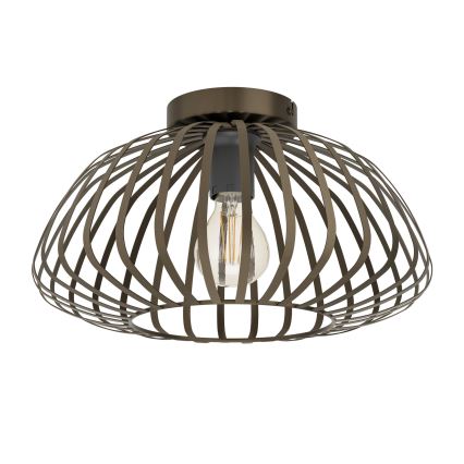 Eglo - Ceiling light 1xE27/40W/230V Ø 38.5 cm bronze