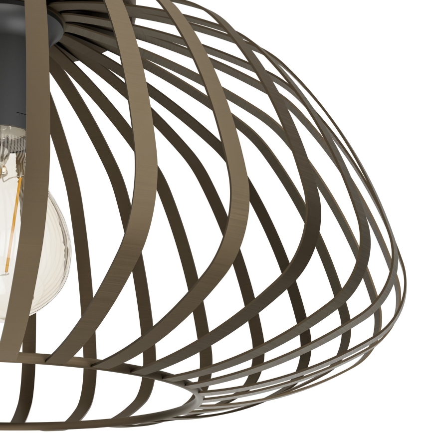 Eglo - Ceiling light 1xE27/40W/230V Ø 38.5 cm bronze
