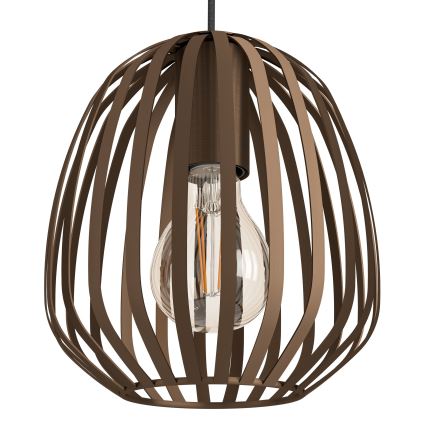 Eglo - Cable-hung pendant light 3xE27/40W/230V, Bronze