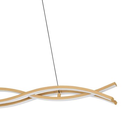 Eglo - LED Pendant Light on Cable LED/35W/230V Gold