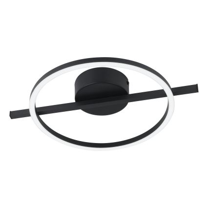 Eglo - LED RGBW Dimmable ceiling light LED/17W/230V 2700-6500K black + remote control