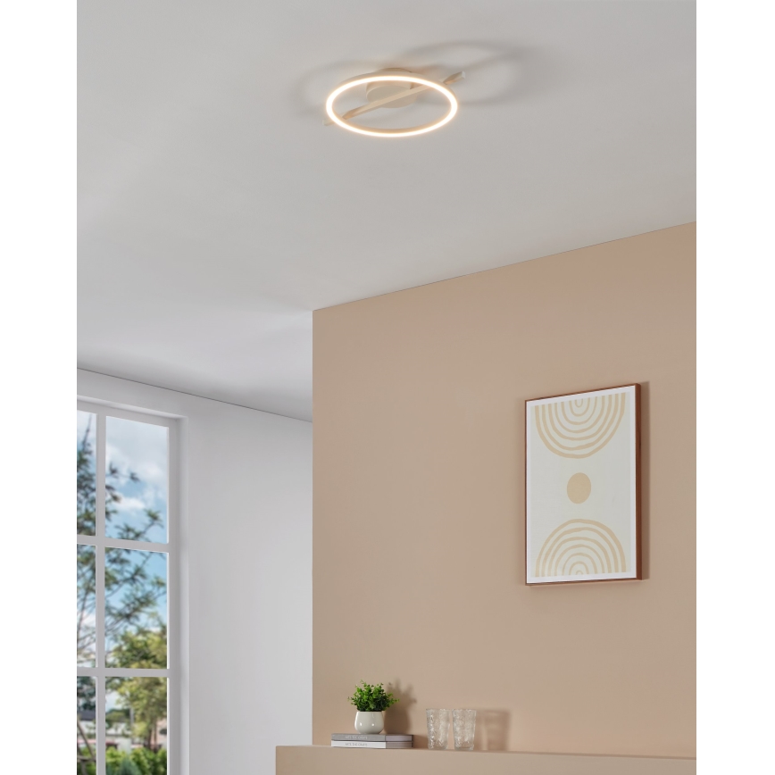Eglo - LED RGBW Dimmable ceiling light LED/17W/230V 2700-6500K white + remote control