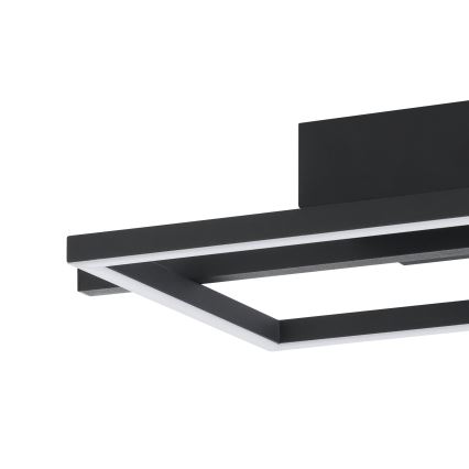 Eglo - LED RGBW Dimmable ceiling light LED/17W/230V 2700-6500K black + remote control