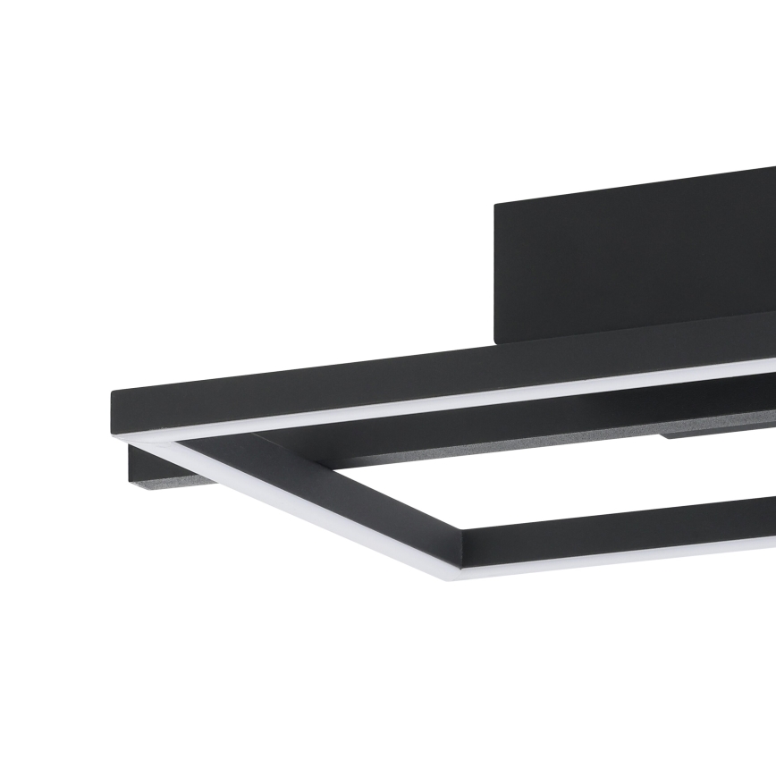 Eglo - LED RGBW Dimmable ceiling light LED/17W/230V 2700-6500K black + remote control