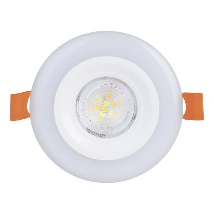 Eglo - SET of 3 RGBW dimmable LED bathroom recessed downlights LED/3,8W/230V 2700-6500K IP44 + remote control