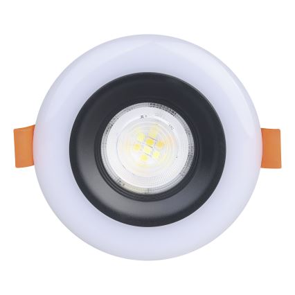 Eglo - Set of 3 LED RGBW Dimmable Bathroom Recessed Downlights LED/3.8W/230V 2700-6500K IP44 + Remote Control