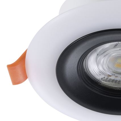 Eglo - Set of 3 LED RGBW Dimmable Bathroom Recessed Downlights LED/3.8W/230V 2700-6500K IP44 + Remote Control