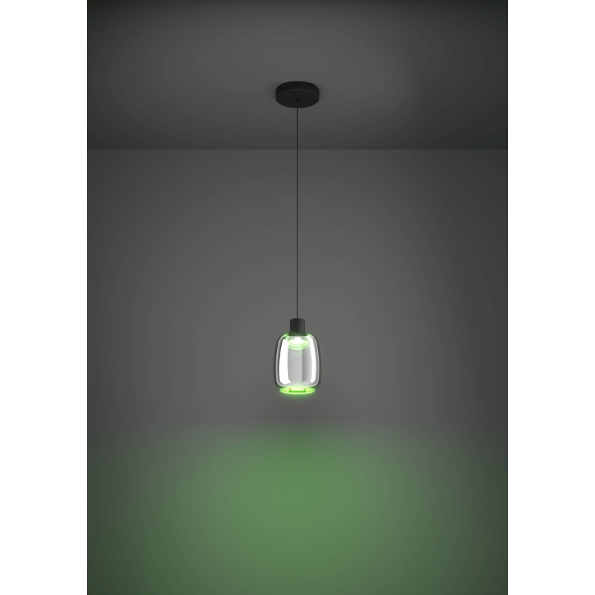 Eglo - LED RGBW Dimmable chandelier on a string LED/3,7W/230V 2700-6500K black ZigBee