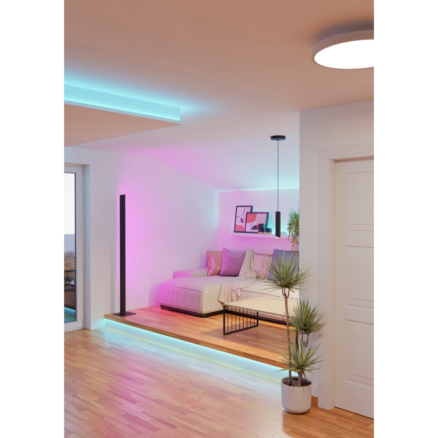 Eglo - LED RGBW Dimmable chandelier on a string LED/3,7W/230V 2700-6500K black