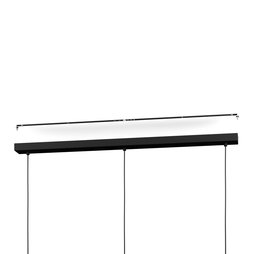 Eglo - LED RGBW Dimmable chandelier on a string 3xLED/3,7W/230V 2700-6500K black