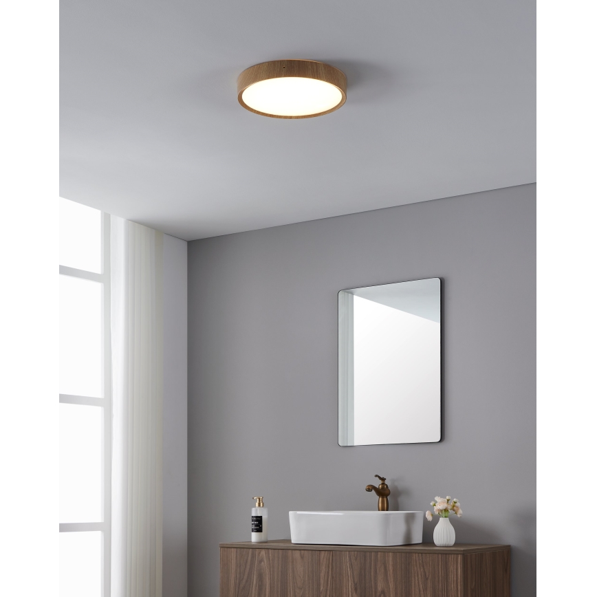 Eglo - LED Bathroom ceiling light LED/14,6W/230V IP44 beige