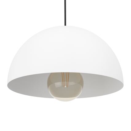 Eglo - Chandelier on a string 1xE27/40W/230V d. 30 cm white